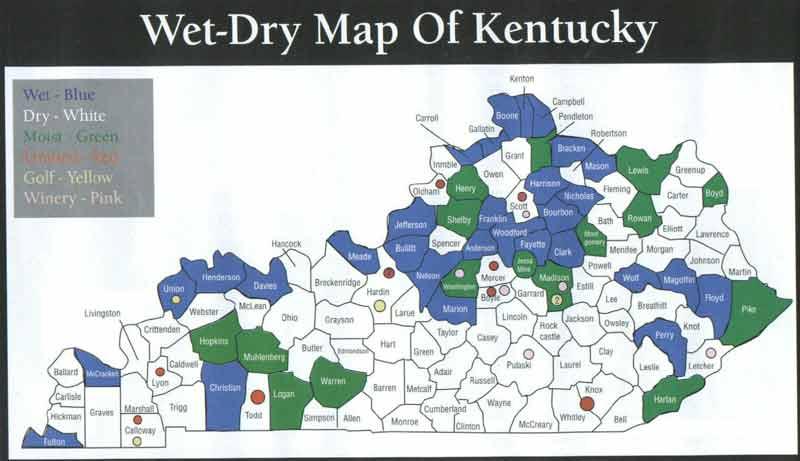 Dry Counties Map